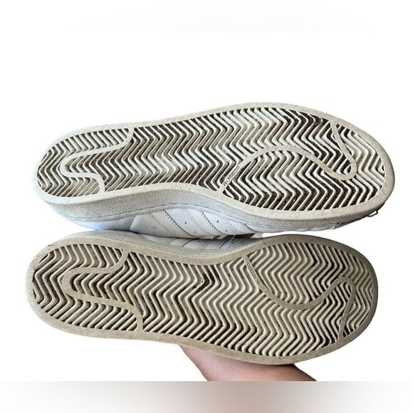 Adidas superstar white leather tennis shoes - Picture 5 of 5